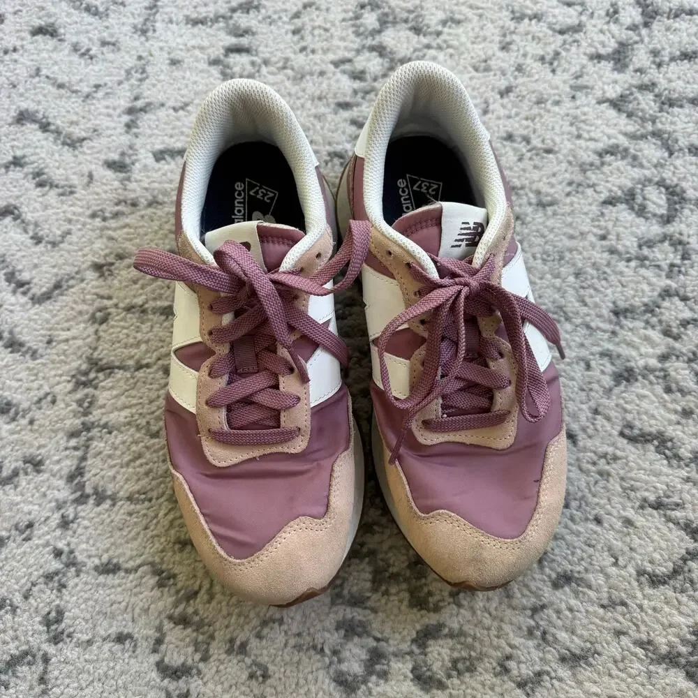 New Balance Women's 237 V1 Sneaker Dark Vintage Rose/Rosewood Size 8